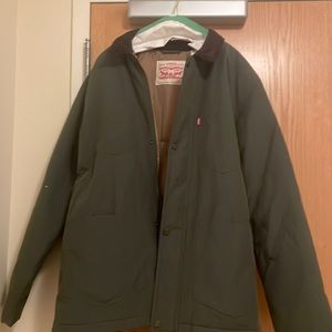 Levi’s green jacket